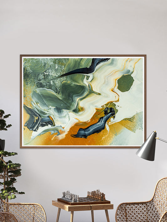 Walk Fine Art Print in a traditional room