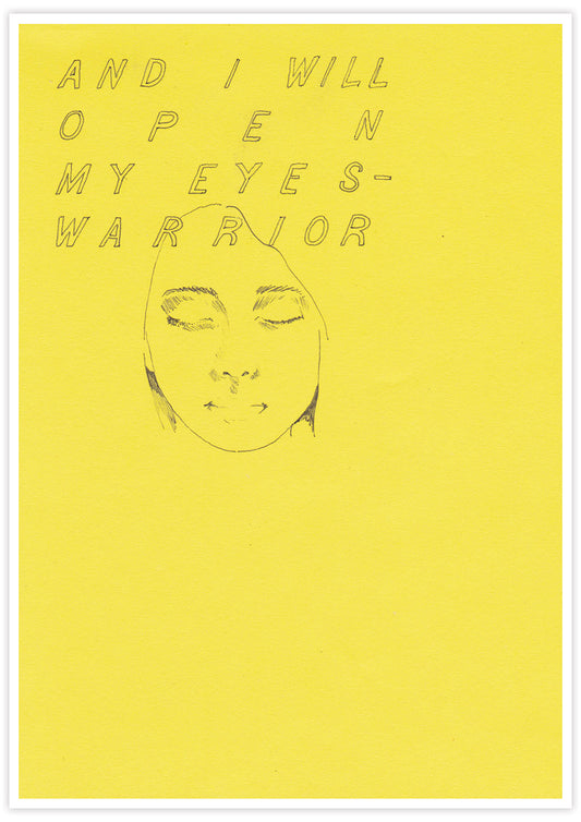 Warrior Contemporary Wall Art no frame