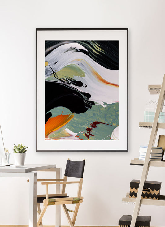 When Waves Came Macro Print