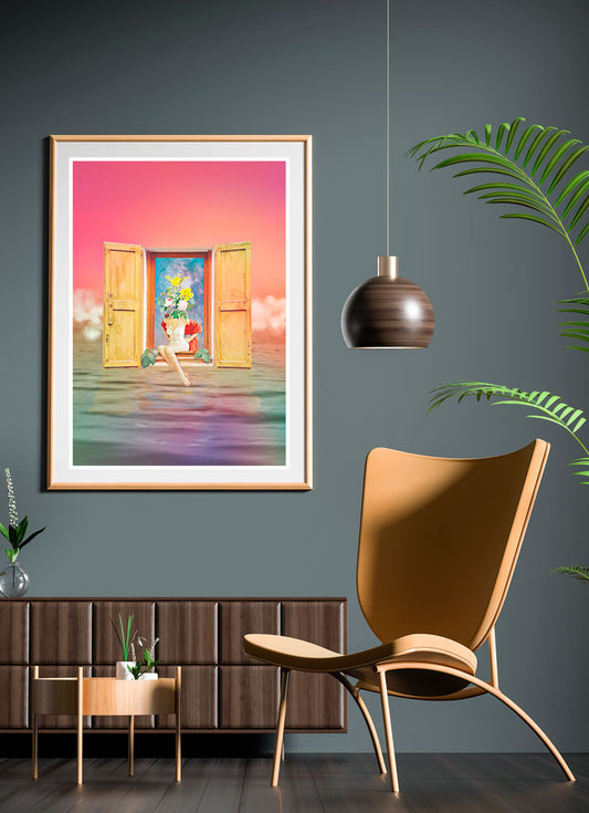 Window Blooming Poster