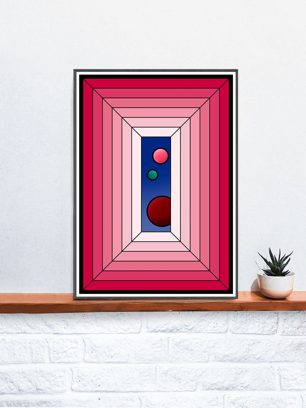 The Window Abstract Surreal Art on a Shelf