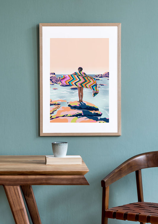After The Plunge Print by Unratio