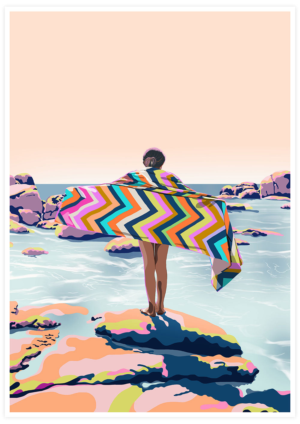 After The Plunge Print by Unratio