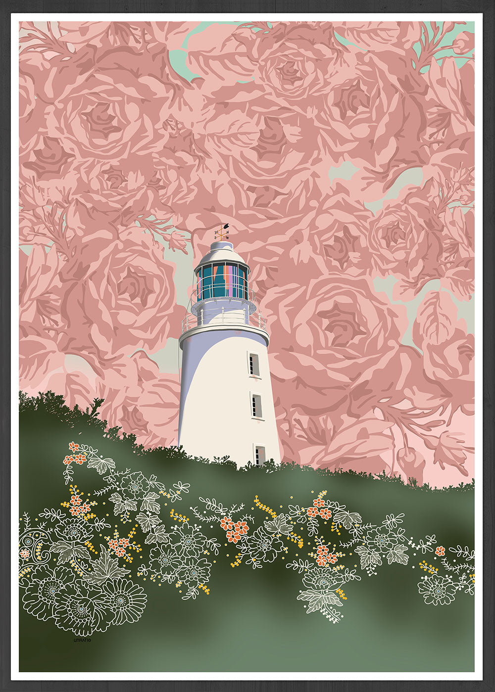 Cape Lighthouse Print by Unratio