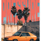 "Feel the Pressure" Retro Auto Culture Art Print – Urban Los Angeles 1985 Edition