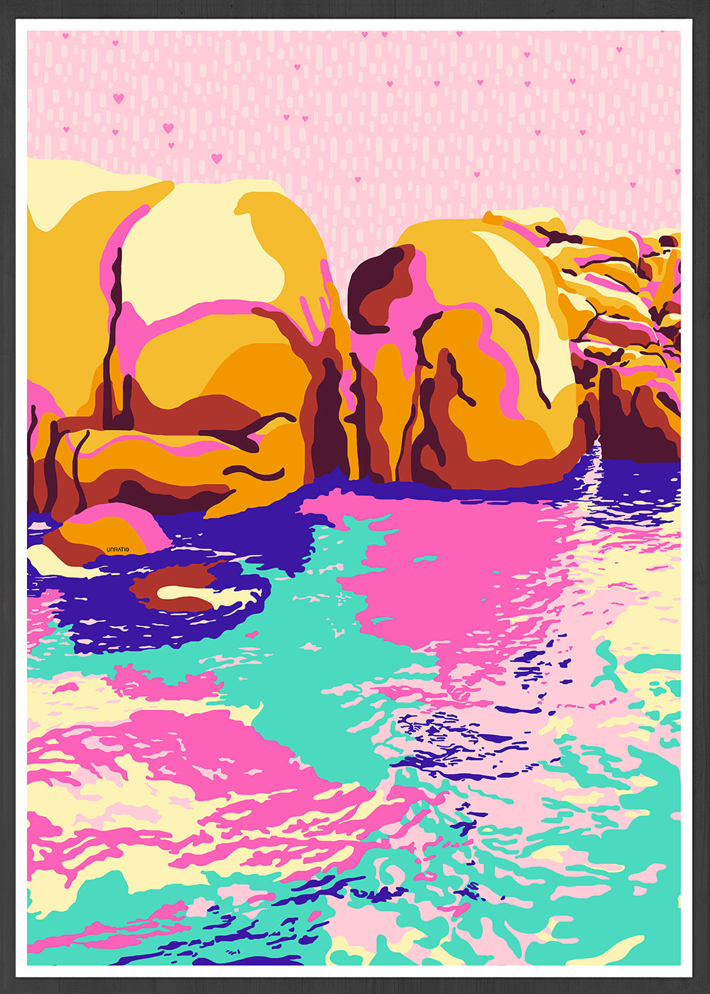 Rockpool Print by Unratio