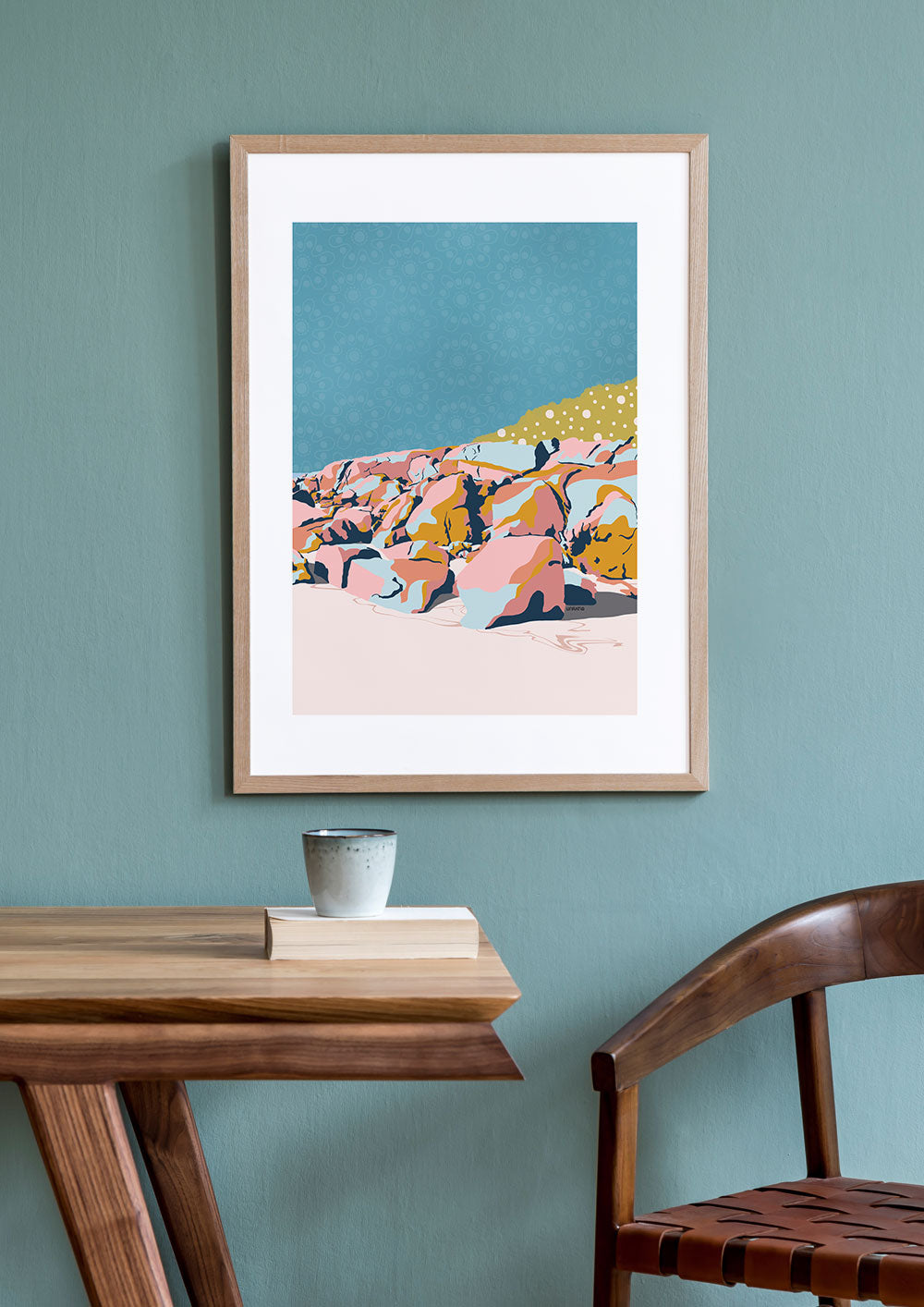 Terracotta Cove Print by Unratio