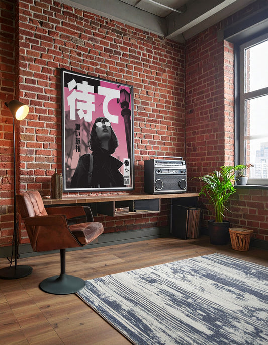 WAIT - Neo Graphic Art Print