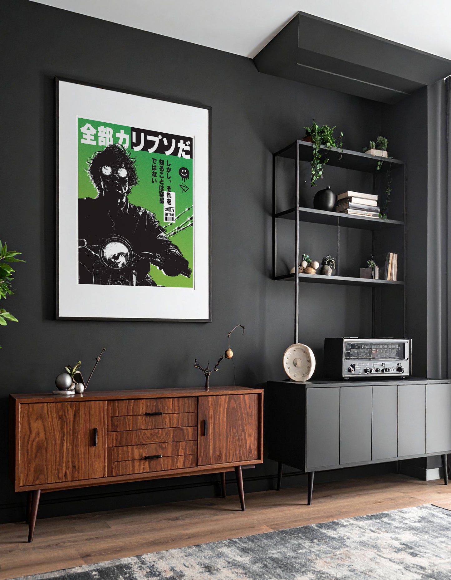 Calypso – Neo-Noir Motorcycle Art Print