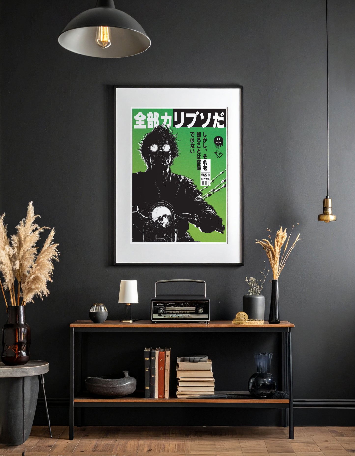 Calypso – Neo-Noir Motorcycle Art Print