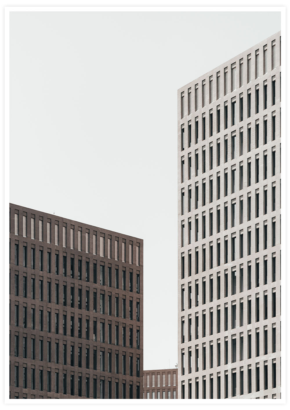 City Of Justice Minimal Architecture Poster