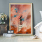 Cloud Painting Art Collage Print