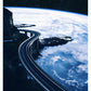 Highway to the World Space Collage Print
