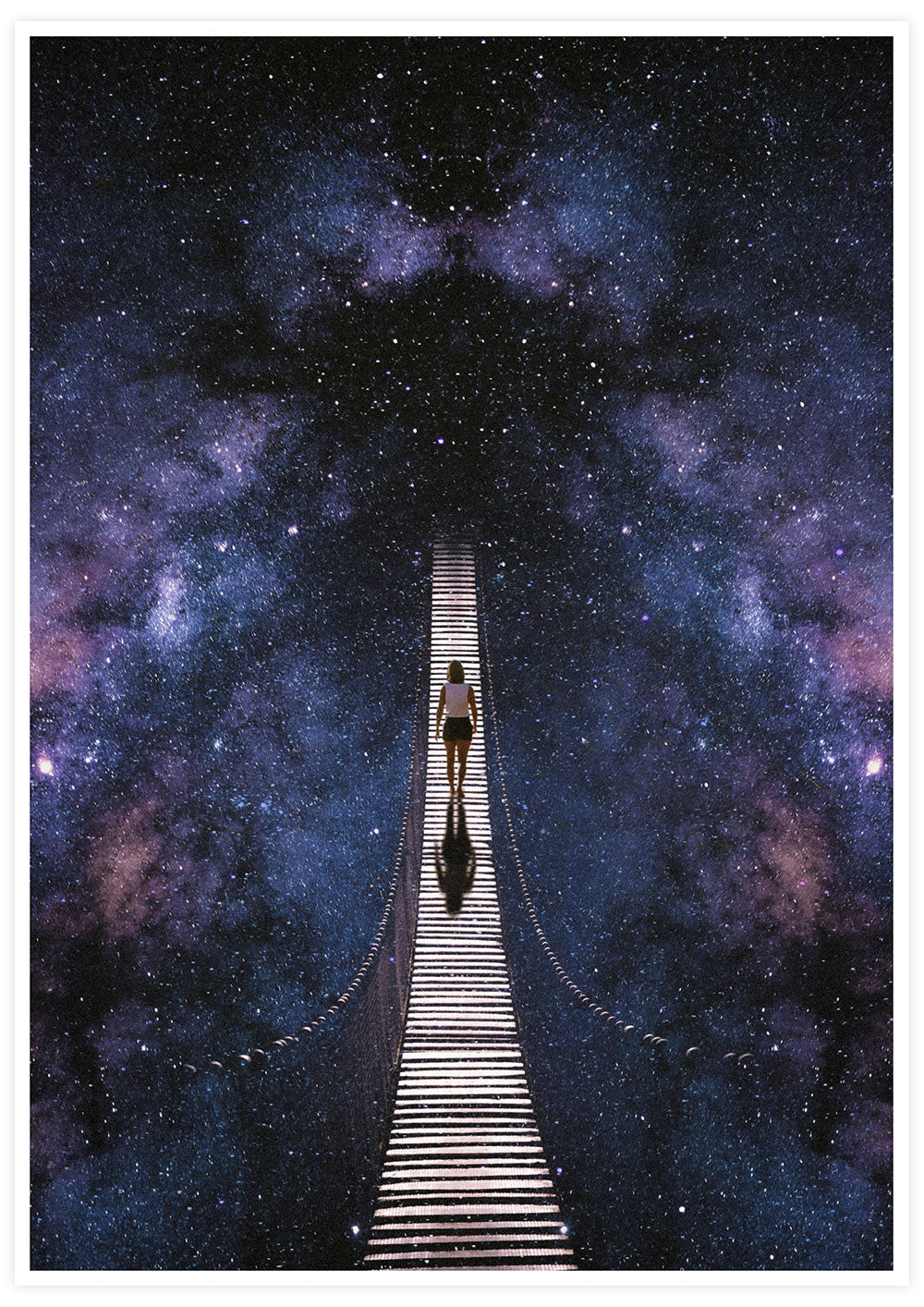 Infinity Space Collage Poster