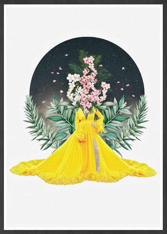 Lady Flower No2 Botany Collage