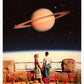 Lovers in Space Collage Print