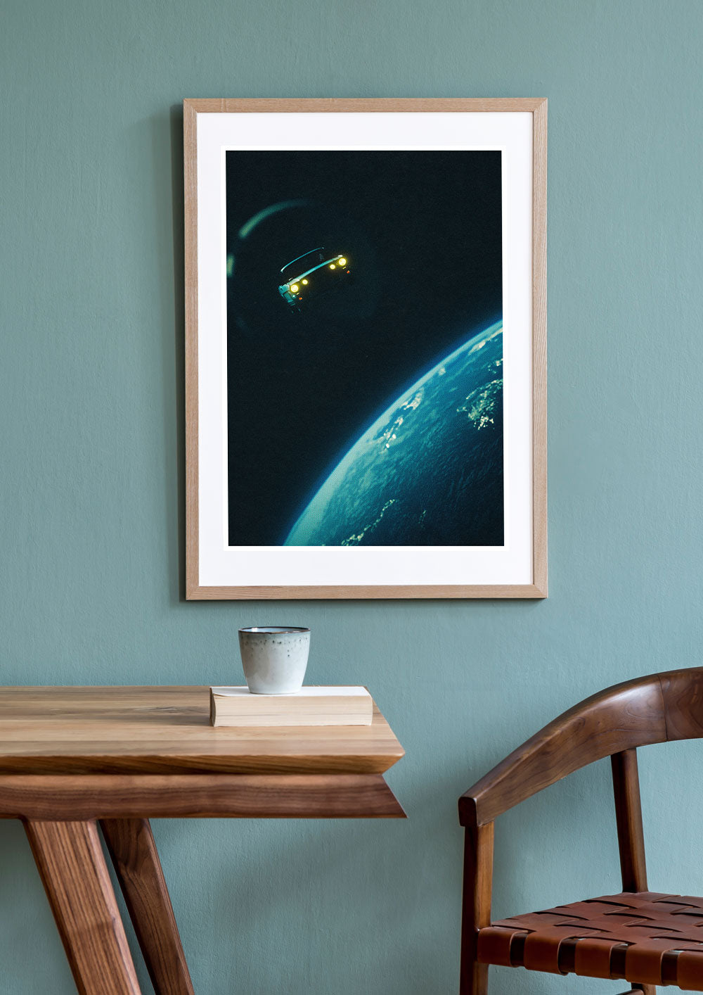 Road Trip In Space Collage Print