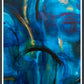 Sea of Melancholy II Blue Abstract Print
