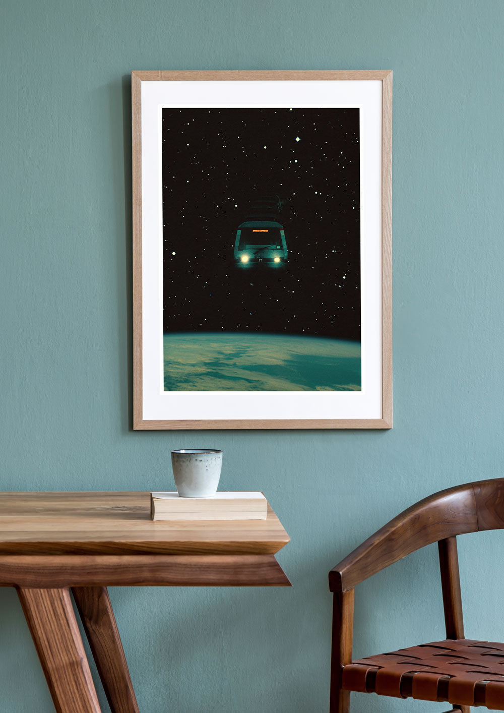 Space Express Collage Print