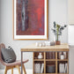 Thunderball Abstract Print in Dining Area