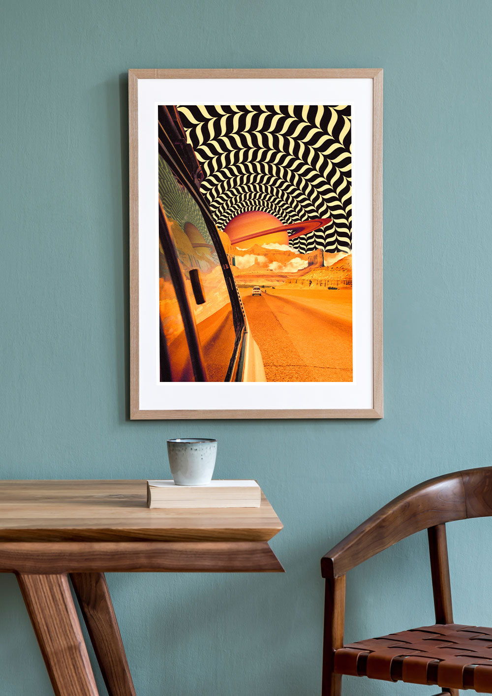 The Real Road Trip II Collage Print