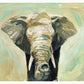 African Elephant Acrylic Wildlife Print