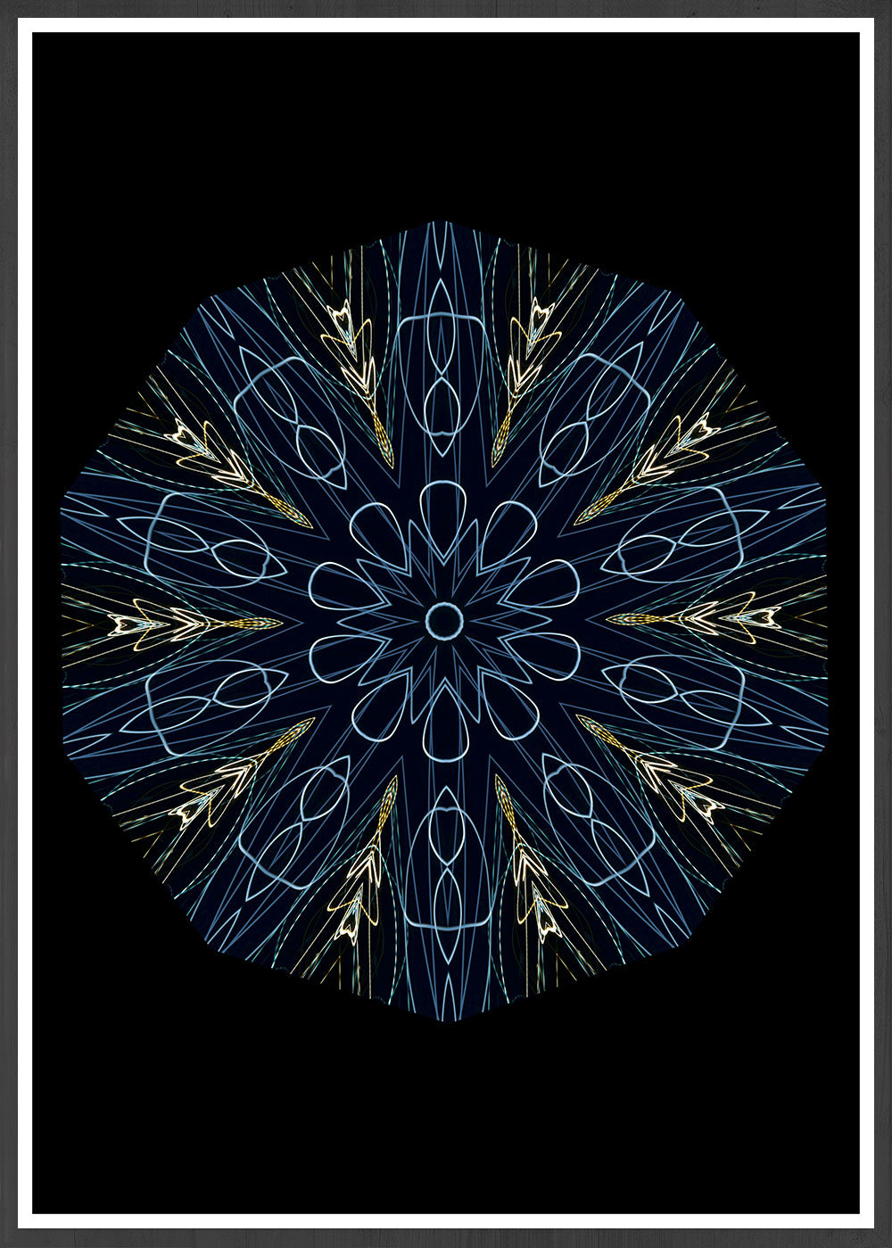 Asimov Kaleidoscope Print in a frame