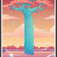 Grandidiers Baobab Tree Art Print