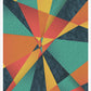 Colour Web Geometric Art Print in no frame