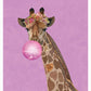 Giraffe Pop Art Print by Sarah Manovski print