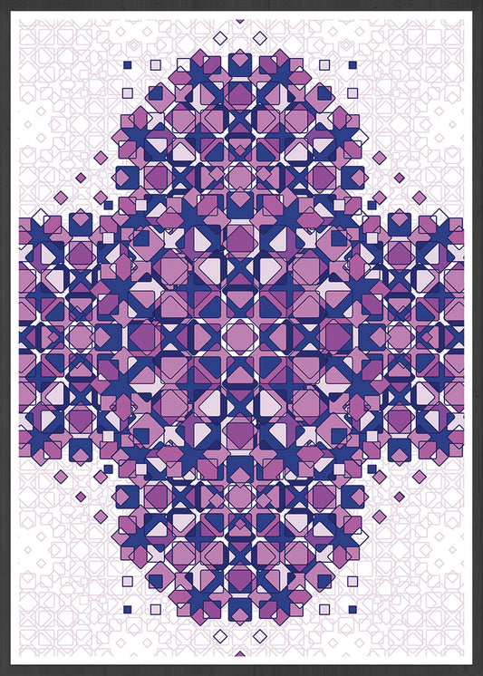 Glass Symmetry Art Print in frame