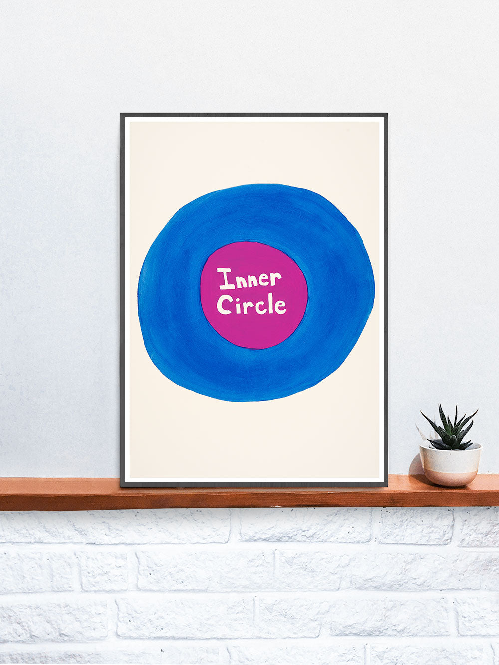 Inner Circle Quirky Print on a Shelf