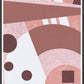 Jailhouse Rock Geometric Pattern Print in a frame