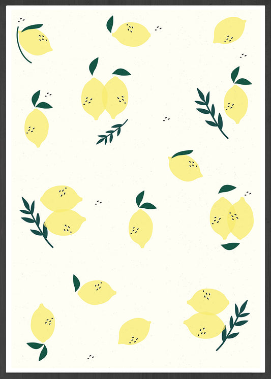 Limao Lemon Pattern Print