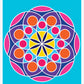 Mandala 2 Pink Mandala Art Print not in a frame