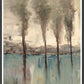 Mill Creek Landscape Art Print in a frame