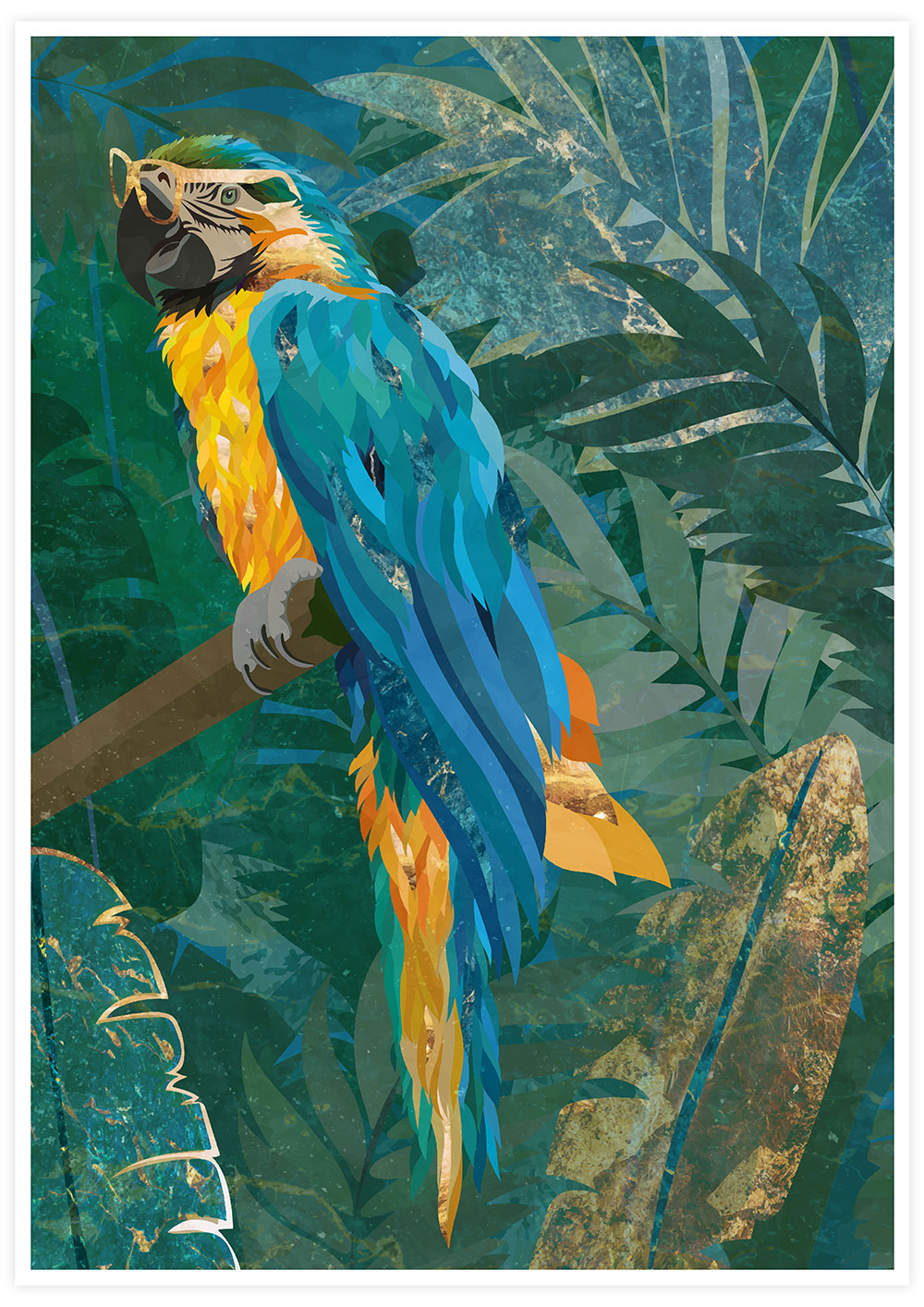 Parrot Art Print by Sarah Manovski