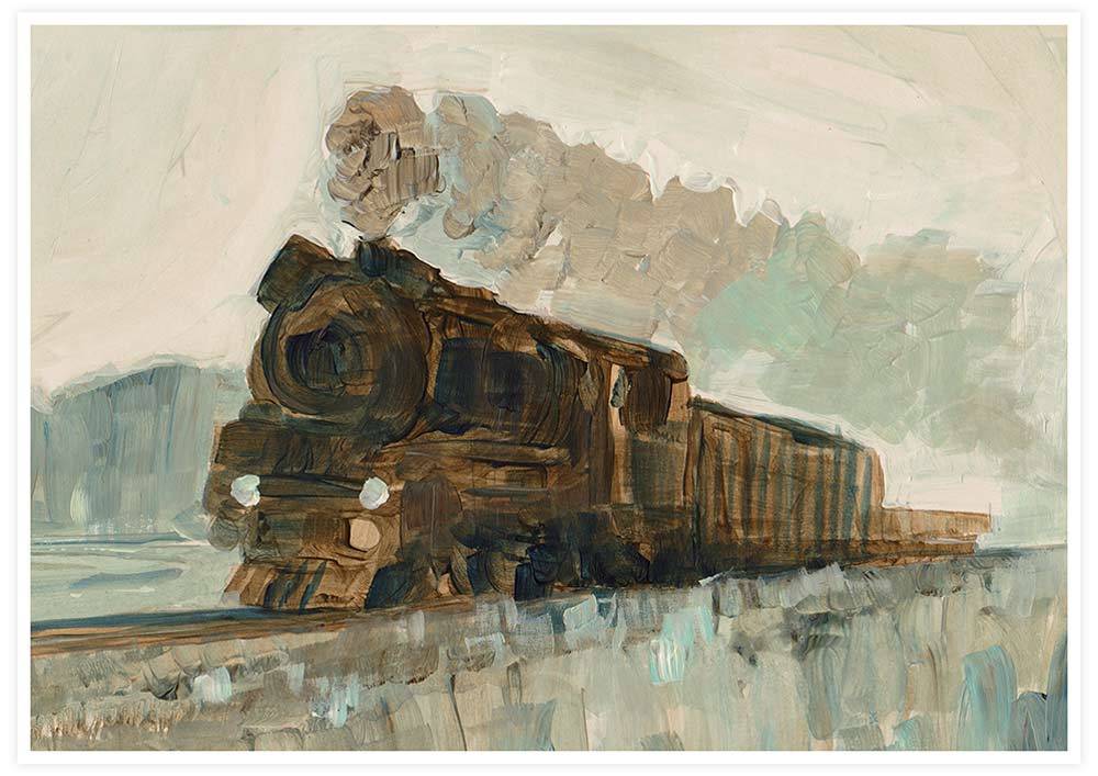 Railroad Blues Fine Art Print