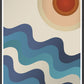 Sunshine Ocean Retro Art Print