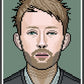 Thom Radiohead Art illustration in frame
