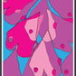 Tits Up Nude Abstract Illustration in a frame