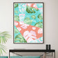 Totally Tropical Plant Art Print in a stylish room