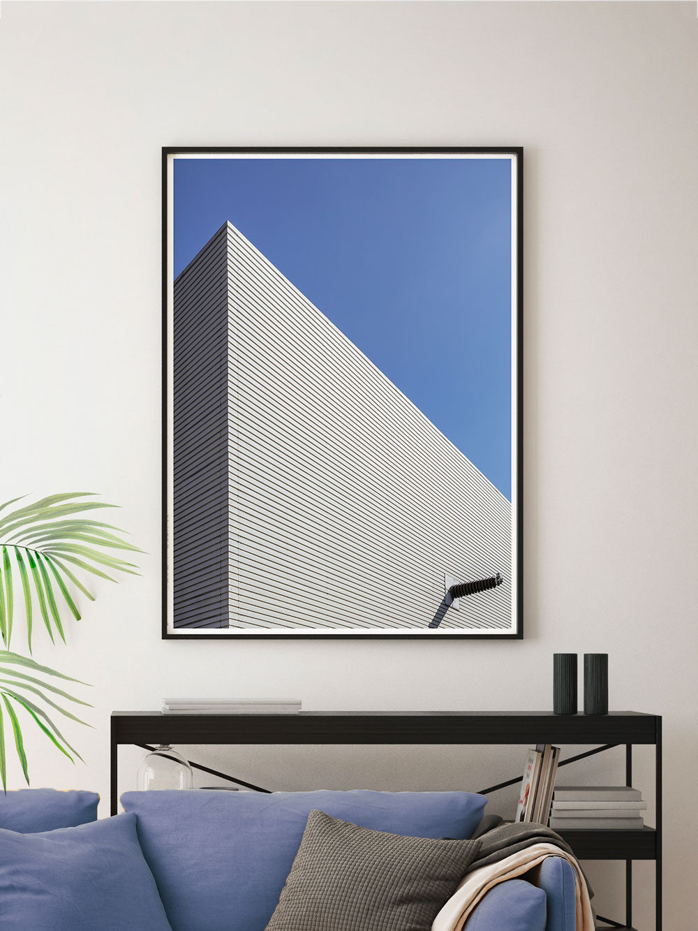 Uni Campus Abstract Photography Print in a modern room
