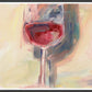 Wine is Poetry Acrylic Painting in a frame