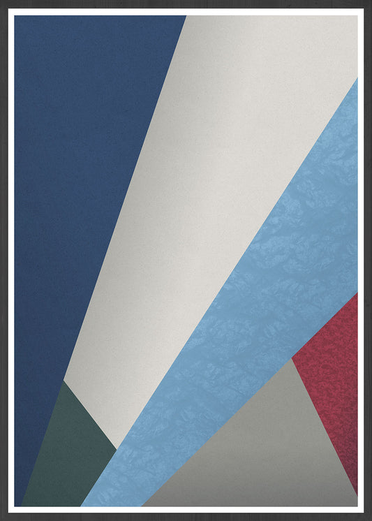 Winter Trend Geometric Poster Design in no frame